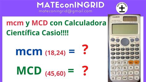 m.c.m de 9 y 5|Calculadora de Mínimo Común Múltiplo (MCM) en Línea.